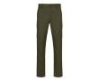 Unisex multi-pocket twill trousers with elasticated waist 190 g/m2 Velilla colour military green