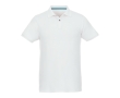 Polo shirt made of organic cotton and recycled polyester 220 g/m², Elevate NXT colour white