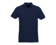 Polo shirt made of organic cotton and recycled polyester 220 g/m², Elevate NXT colour navy-blue