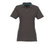 Women's polo shirt made of organic cotton and recycled polyester, 220 g/m², Elevate NXT colour dark grey