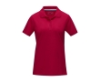 Women’s piqué organic cotton GOTS polo shirt, 180 g/m², Elevate NXT colour red