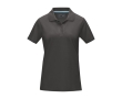Women’s piqué organic cotton GOTS polo shirt, 180 g/m², Elevate NXT colour dark grey