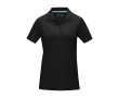 Women’s piqué organic cotton GOTS polo shirt, 180 g/m², Elevate NXT colour black
