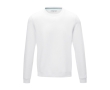 Men’s organic cotton GOTS crew neck sweater, 280 g/m², Elevate NXT colour white