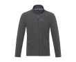 Men’s recycled polyester fleece jacket, 174 g/m², Elevate NXT colour dark grey