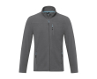 Men’s recycled polyester fleece jacket, 174 g/m², Elevate NXT colour taupe grey