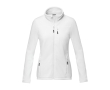 Women’s recycled polyester fleece jacket, 174 g/m², Elevate NXT colour white
