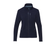 Women’s recycled polyester fleece jacket, 174 g/m², Elevate NXT colour navy-blue