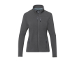Women’s recycled polyester fleece jacket, 174 g/m², Elevate NXT colour dark grey