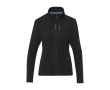 Women’s recycled polyester fleece jacket, 174 g/m², Elevate NXT colour black