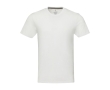 Unisex recycled cotton and polyester t-shirt, 160 g/m², Elevate NXT colour white