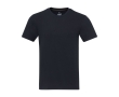 Unisex recycled cotton and polyester t-shirt, 160 g/m², Elevate NXT colour navy-blue