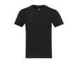 Unisex recycled cotton and polyester t-shirt, 160 g/m², Elevate NXT colour black
