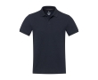Unisex recycled cotton and polyester polo shirt, 200 g/m², Elevate NXT colour navy-blue