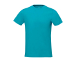 Men’s short sleeve cotton T-shirt, 160 g/m2, Elevate Life colour pastel blue