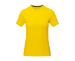 Women’s short sleeve cotton T-shirt, 160 g/m2, Elevate Life colour yellow