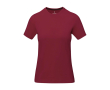 Women’s short sleeve cotton T-shirt, 160 g/m2, Elevate Life colour burgundy