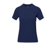 Women’s short sleeve cotton T-shirt, 160 g/m2, Elevate Life colour navy-blue