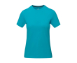 Women’s short sleeve cotton T-shirt, 160 g/m2, Elevate Life colour pastel blue