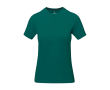 Women’s short sleeve cotton T-shirt, 160 g/m2, Elevate Life colour dark green