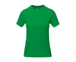 Women’s short sleeve cotton T-shirt, 160 g/m2, Elevate Life colour tropical green