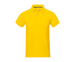 Men's short-sleeve cotton piqué polo, 200 g/m2, Elevate Life  colour yellow