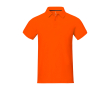 Men's short-sleeve cotton piqué polo, 200 g/m2, Elevate Life  colour orange
