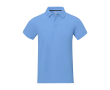 Men's short-sleeve cotton piqué polo, 200 g/m2, Elevate Life  colour light blue