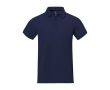 Men's short-sleeve cotton piqué polo, 200 g/m2, Elevate Life  colour navy-blue