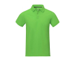 Men's short-sleeve cotton piqué polo, 200 g/m2, Elevate Life  colour neon green