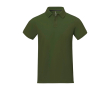 Men's short-sleeve cotton piqué polo, 200 g/m2, Elevate Life  colour military green
