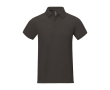 Men's short-sleeve cotton piqué polo, 200 g/m2, Elevate Life  colour antracite