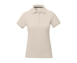 Women’s short sleeve piqué polo shirt, 200 g/m2, Elevate Life colour sand