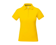 Women’s short sleeve piqué polo shirt, 200 g/m2, Elevate Life colour yellow