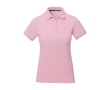 Women’s short sleeve piqué polo shirt, 200 g/m2, Elevate Life colour light pink
