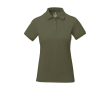 Women’s short sleeve piqué polo shirt, 200 g/m2, Elevate Life colour olive green