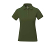 Women’s short sleeve piqué polo shirt, 200 g/m2, Elevate Life colour military green