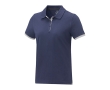 Women’s polo with colour details and cotton, 200 g/m², Elevate Life colour navy-blue