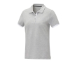 Women’s polo with colour details and cotton, 200 g/m², Elevate Life colour marbled grey