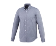 Cotton Oxford shirt for men, 142 g/m², Elevate Life  colour blue gray
