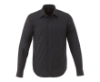 Men's elastic poplin shirt, 118 g/m², Elevate Life colour black