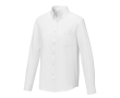 Long-sleeve shirt, cotton and polyester, 130 g/m², Elevate Essentials colour white