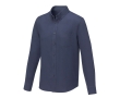 Long-sleeve shirt, cotton and polyester, 130 g/m², Elevate Essentials colour navy-blue