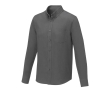 Long-sleeve shirt, cotton and polyester, 130 g/m², Elevate Essentials colour dark grey