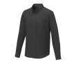 Long-sleeve shirt, cotton and polyester, 130 g/m², Elevate Essentials colour black