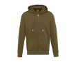 Cotton and polyester branded hoodie, 300 g/m², Elevate Life  colour olive green