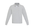 Unisex rugby-style organic cotton polo, 280 g/m², Elevate NXT colour marbled grey