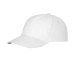 Cotton cap with hook-and-loop closure, 175 g/m² colour white