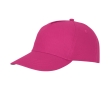 Cotton cap with hook-and-loop closure, 175 g/m² colour pink
