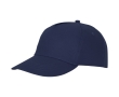 Cotton cap with hook-and-loop closure, 175 g/m² colour navy-blue